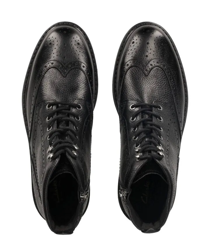 Clarks Black Leather Boots – photo 4