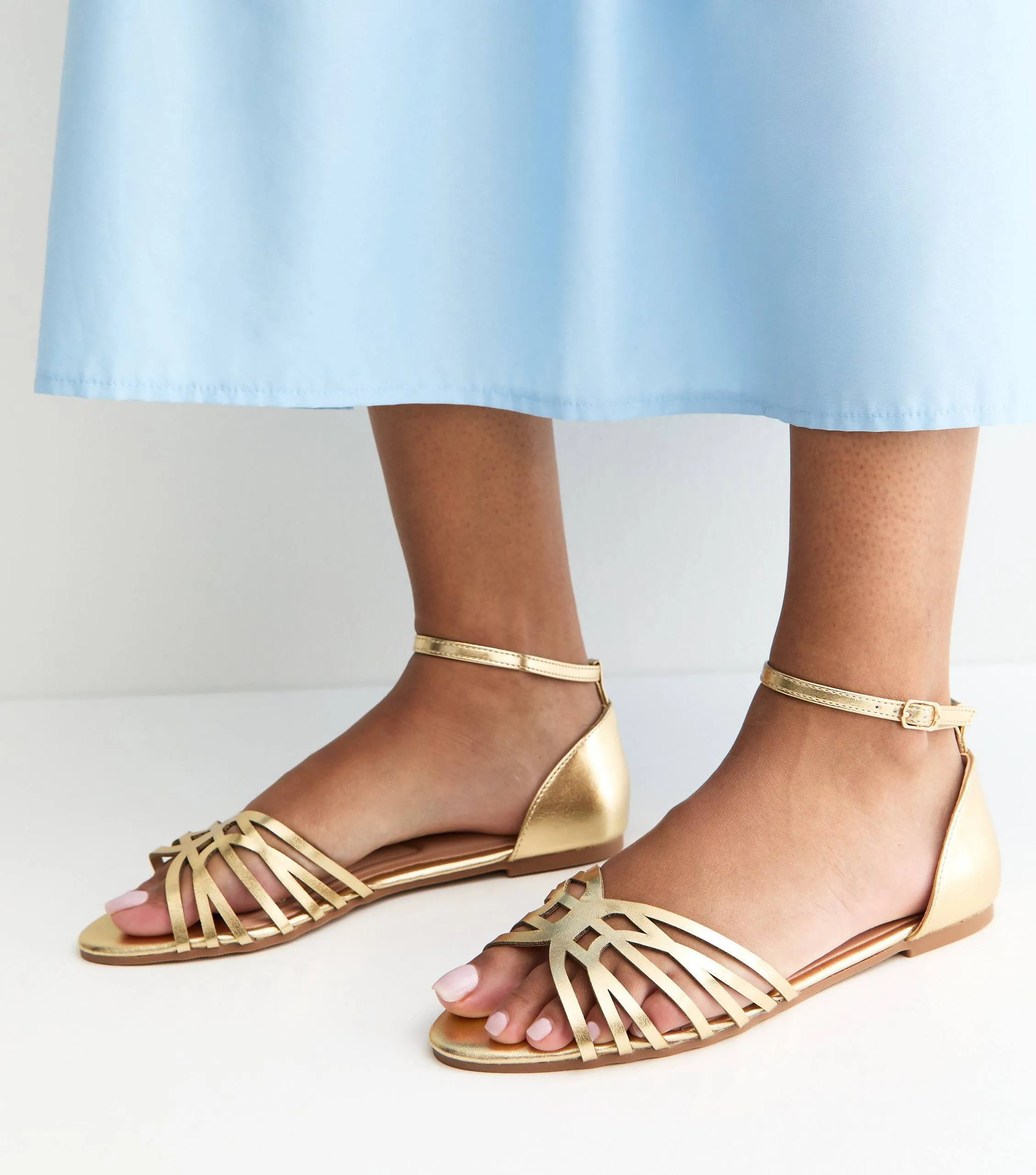 New Look Faux Leather Strap Sandals – photo 4