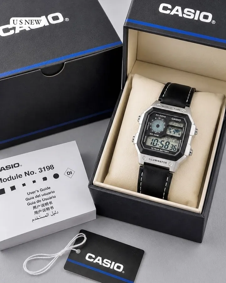 Casio Illuminator World Time Digital Watch – photo 4
