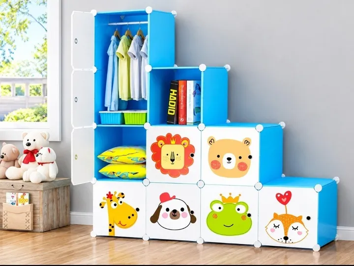 Plastic Metal Cubic Cloth Cabinet – photo 4
