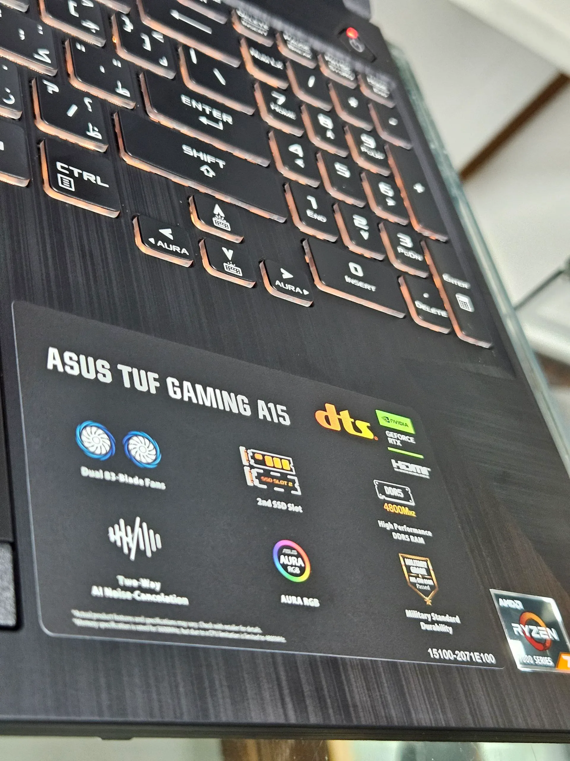 ASUS TUF A15 Ryzen 7 Gaming Laptop – photo 5