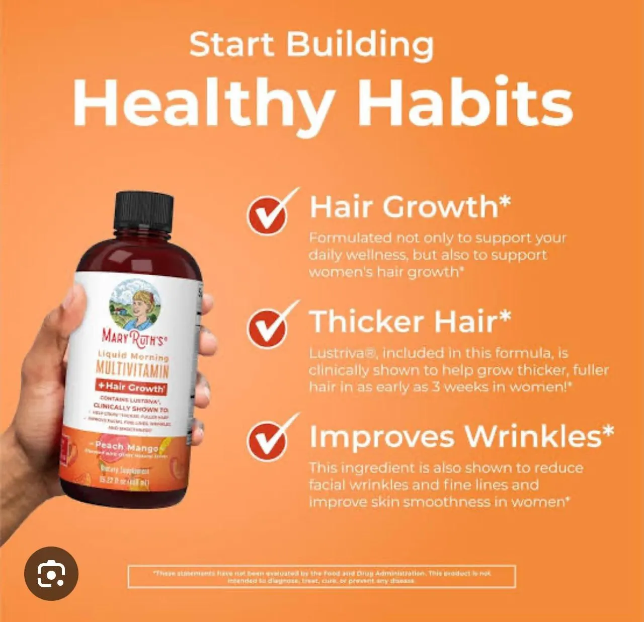 MaryRuth's Liquid Morning Multivitamin Hair Growth – photo 3