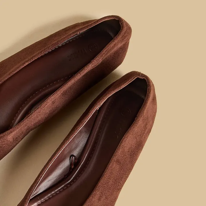 MAX Brown Slip On Ballerina – photo 3