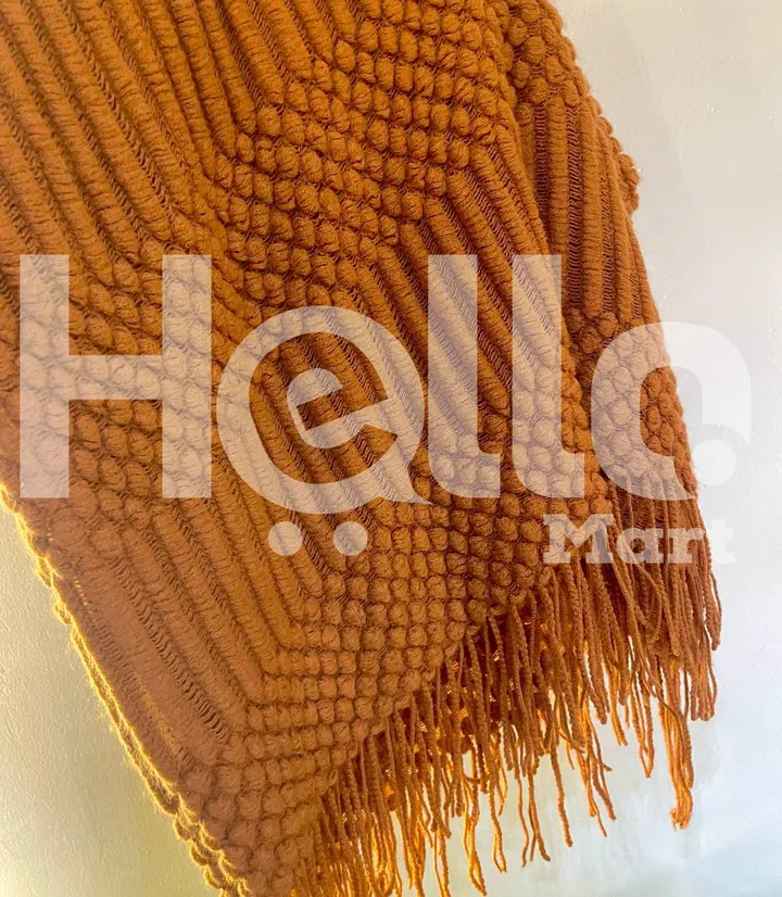 Soft Knitted Sofa Throw Blanket – photo 3