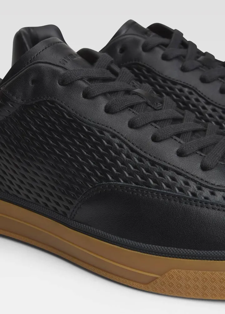 Tommy Hilfiger Black Leather Sneakers – photo 6