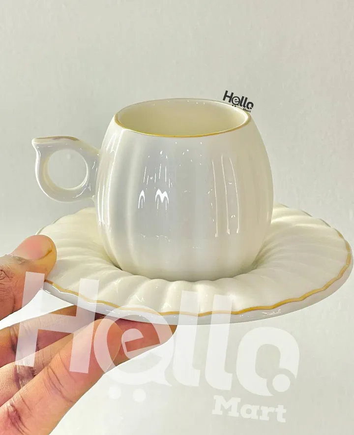 White Coffee Cup Set 6 Pieces – photo 4
