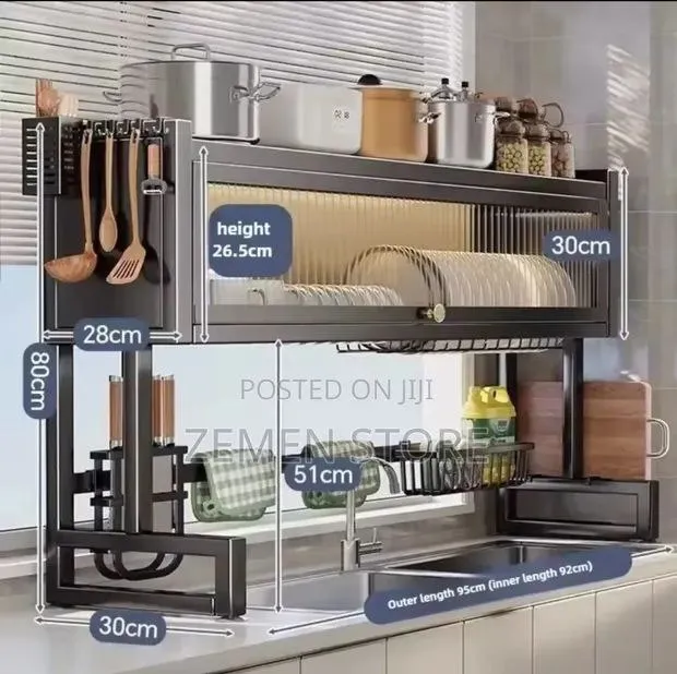 Metal Over Sink Dish Drying Rack – photo 3