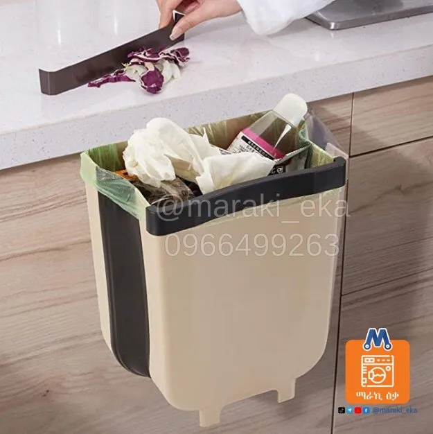 2 in 1 Foldable Door Hanging Trash Can – photo 3