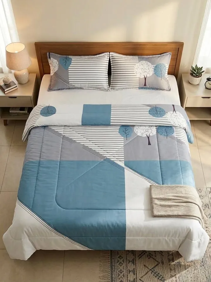 4 Pcs Quality Comforter Set – photo 4