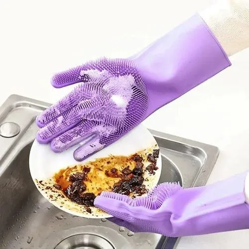 Silicone Cleaning Gloves – photo 3