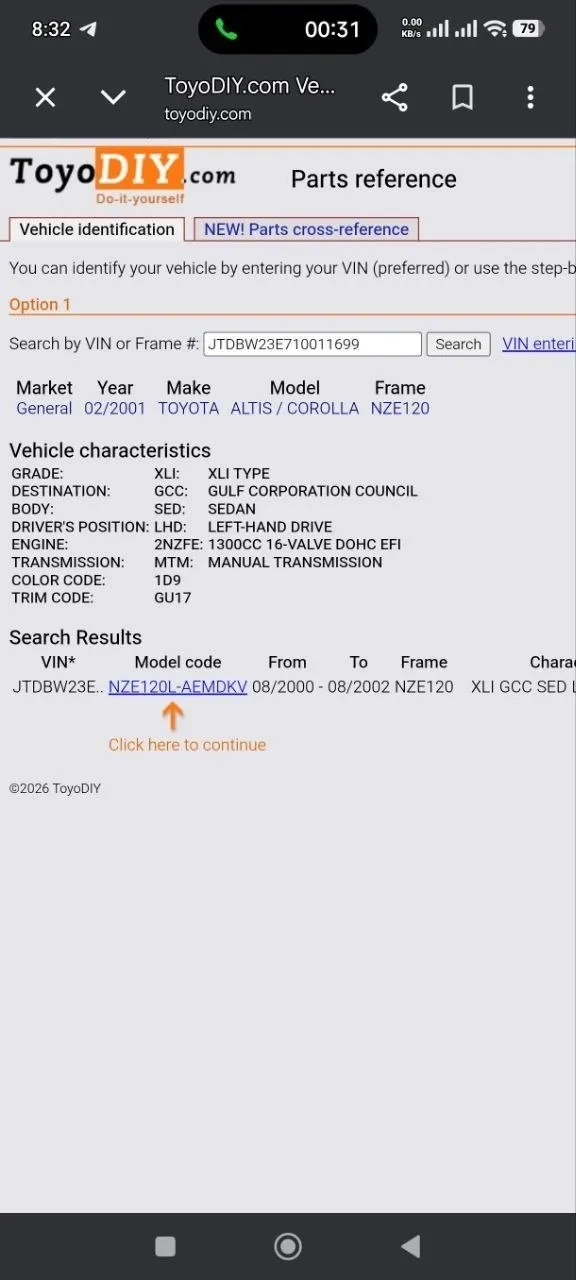 Toyota Corolla 2001 1.3 Manual – photo 4