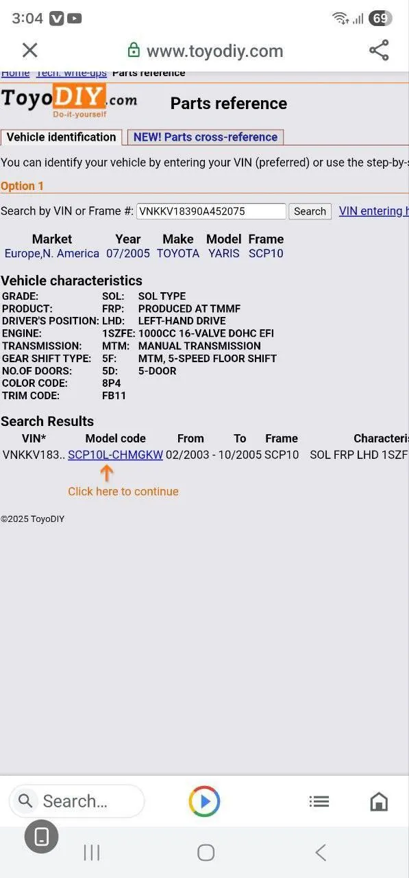 Toyota Yaris 2005 Manual – photo 5