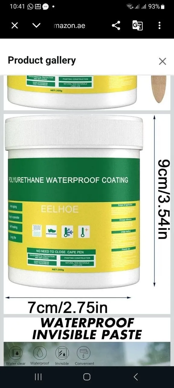EELHOE Polyurethane Waterproof Coating 300g – photo 6