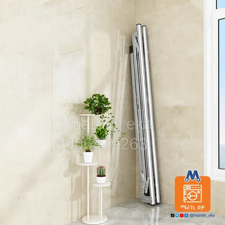 X-Shaped Foldable Cloth Drying Rack – photo 3