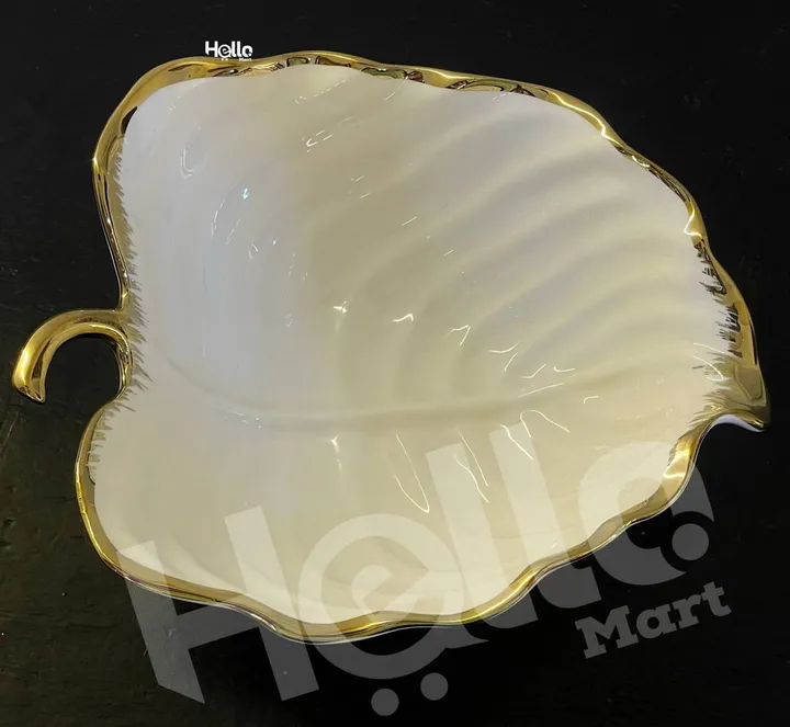 Ceramic Leaf Serving Dish – photo 3
